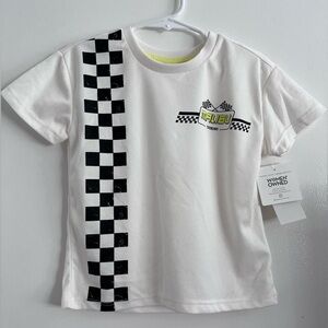 White Checkered Kids Shirt